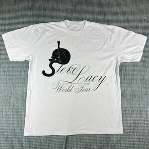 Steve Lacy Give You The World Tour White T shirt Adult Sz XL New Rare